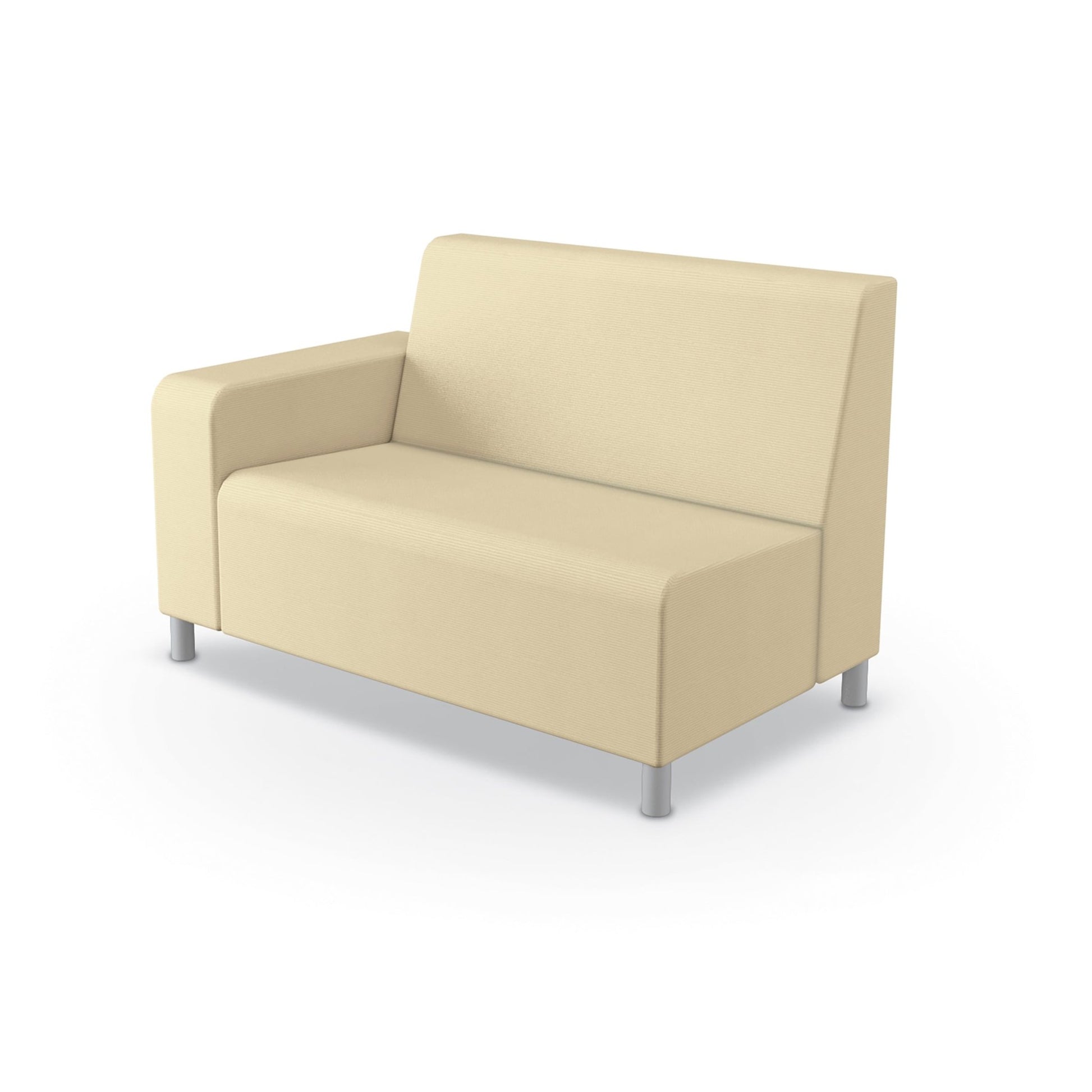 Mooreco Phoeby Outdoor Soft Seating - Loveseat Right Arm - 18" Seat Height (PBA1R1L) - SchoolOutlet