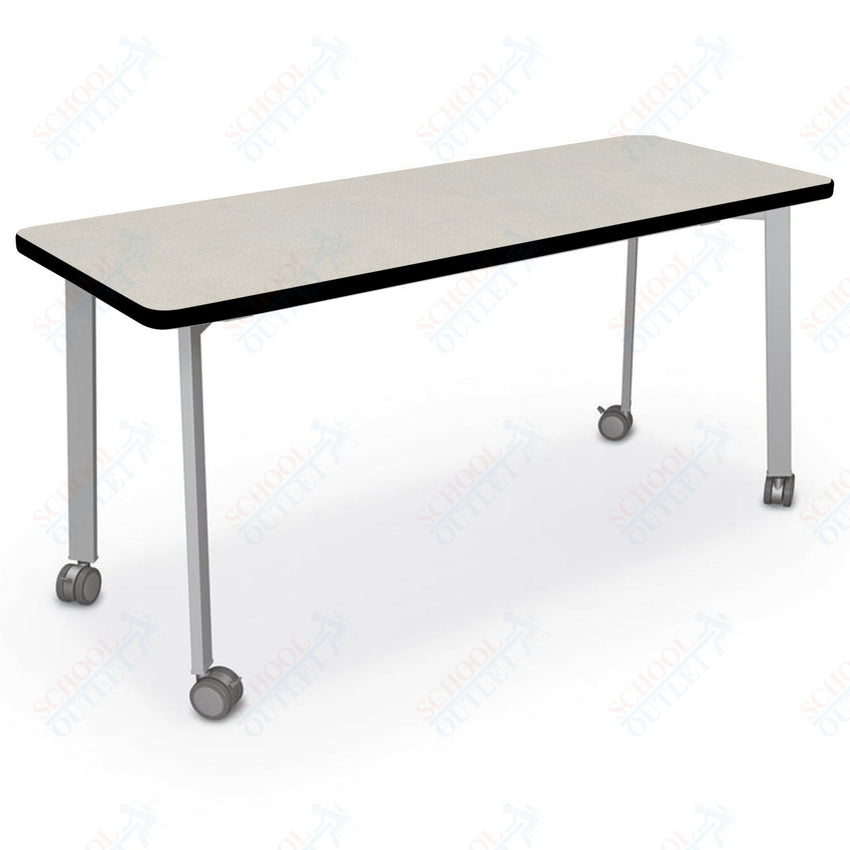 Mooreco Akt Table – 24"D x 60"W Rectangle, Laminate or Butcher Block Top , Fixed Height Available in 29"H, 36"H, or 42"H - SchoolOutlet