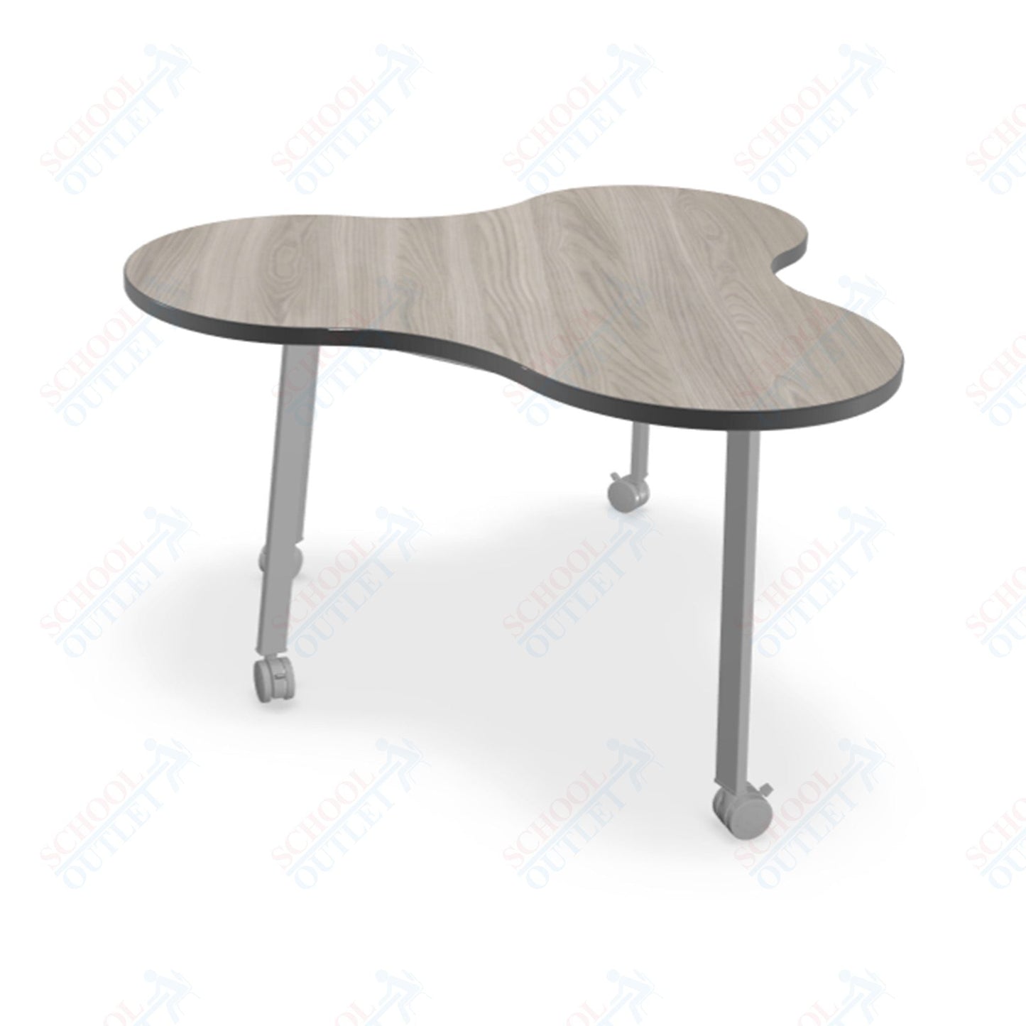 Mooreco Akt Table – Amoeba, Laminate Top, 29" Height - SchoolOutlet