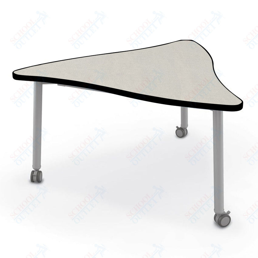 Mooreco Akt Table – Wavy Triangle, Laminate Top, 29" Height - SchoolOutlet