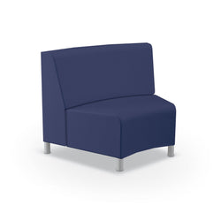 Mooreco Phoeby Outdoor Soft Seating-Inside Curve Loveseat No Arm -18" Seat Height (PBA6N1L)