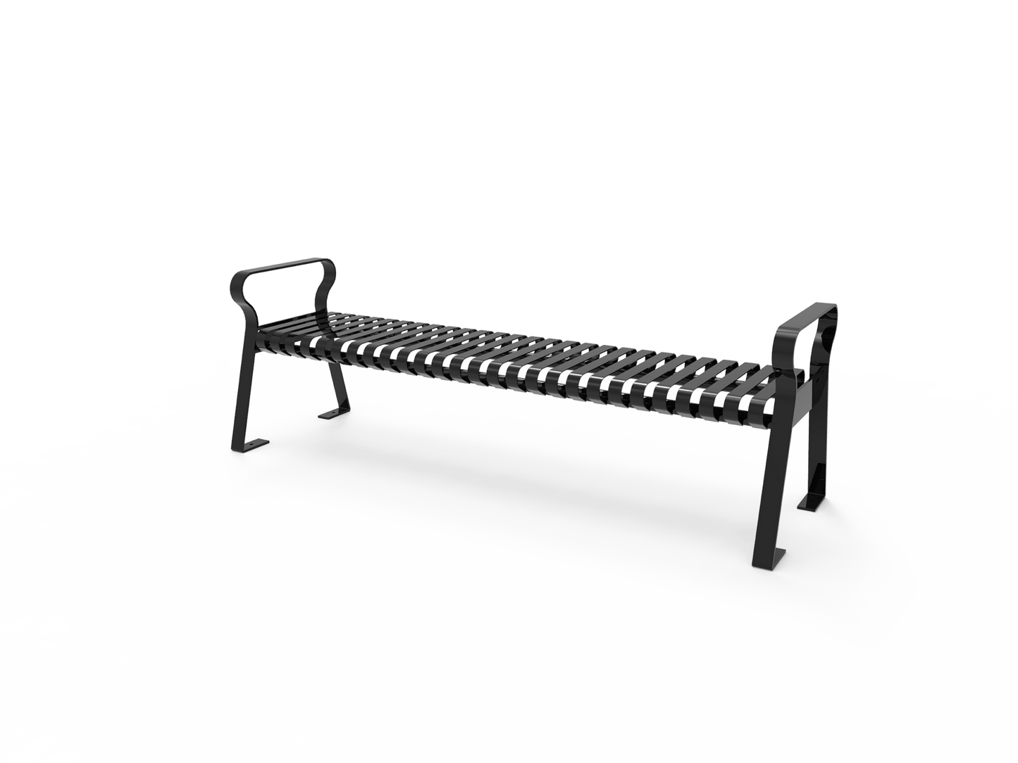 MyTcoat - Downtown Outdoor Bench Without back- Portable or Surface Mount 4' L (MYT-BDT04-L-56) - SchoolOutlet