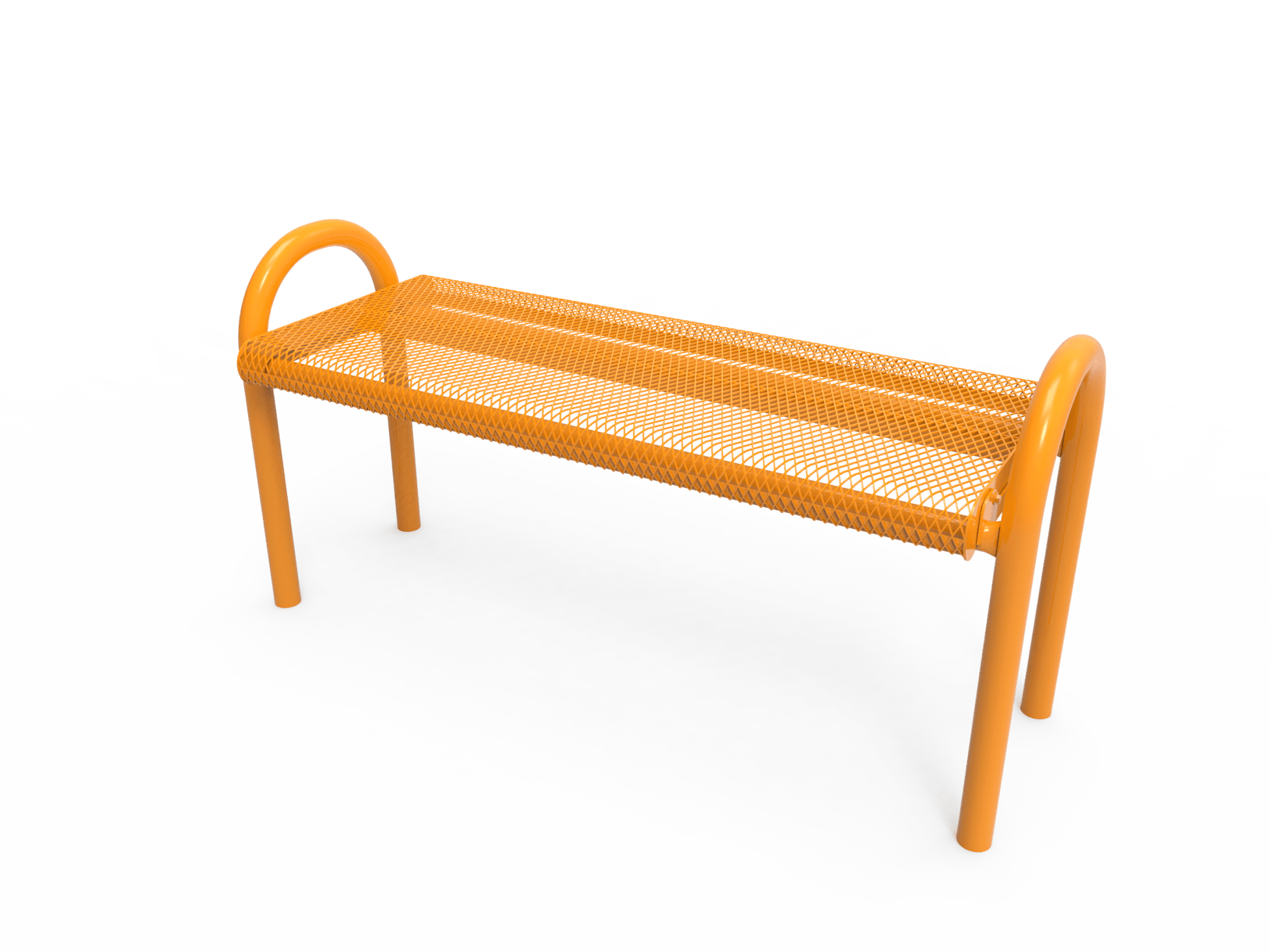 MyTcoat - Outdoor Bench without Back - Inground Mount 4' L (MYT-BMD04-59) - SchoolOutlet