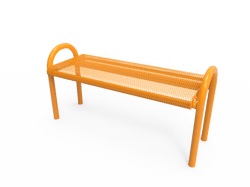 MyTcoat - Outdoor Bench without Back - Inground Mount 4' L (MYT-BMD04-59)