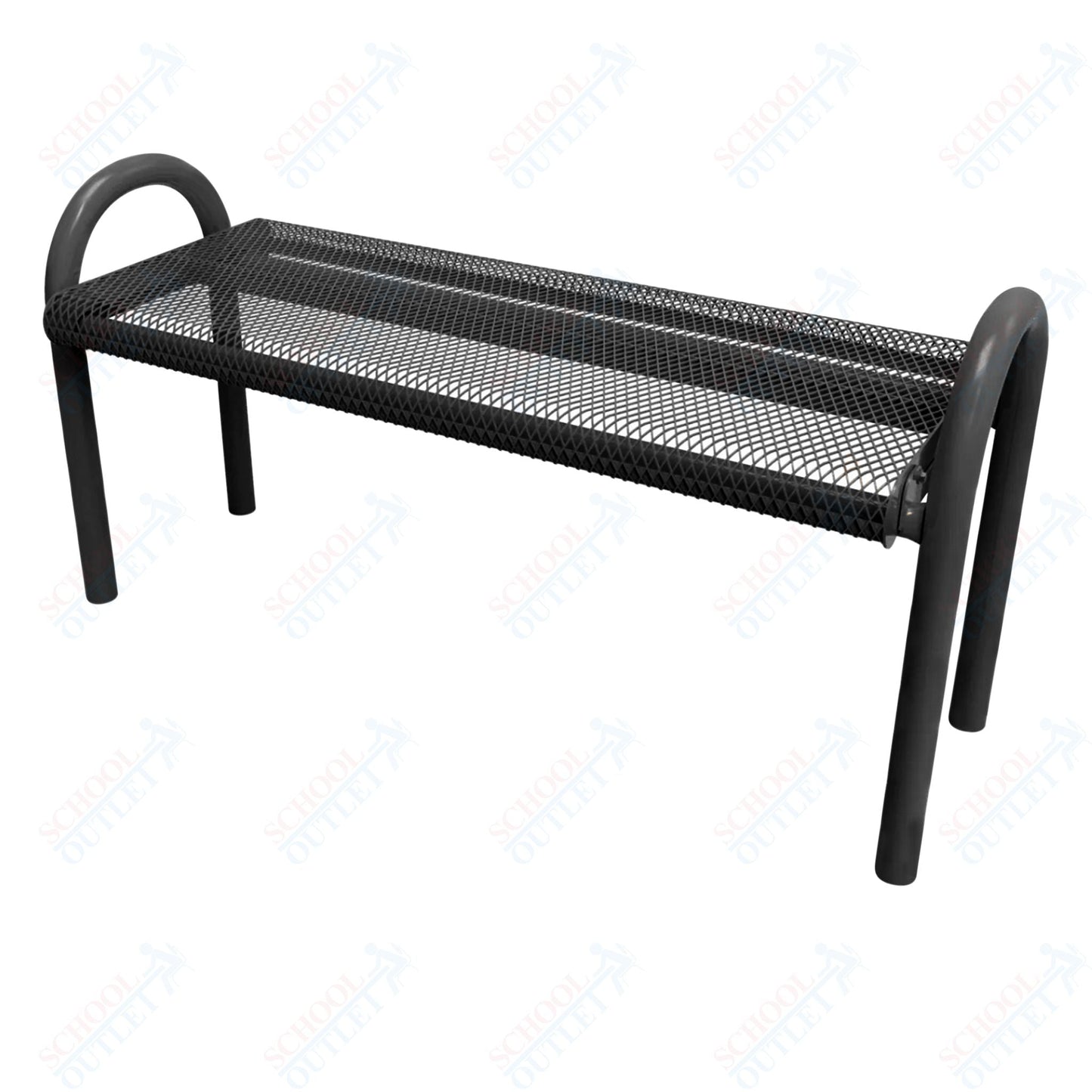 MyTcoat - Outdoor Bench without Back - Inground Mount 4' L (MYT - BMD04 - 59) - SchoolOutlet