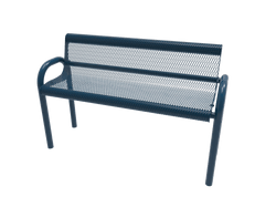 MyTcoat - MOD Outdoor Bench with Back - Inground Mount 6' L (MYT-BMD06-53)
