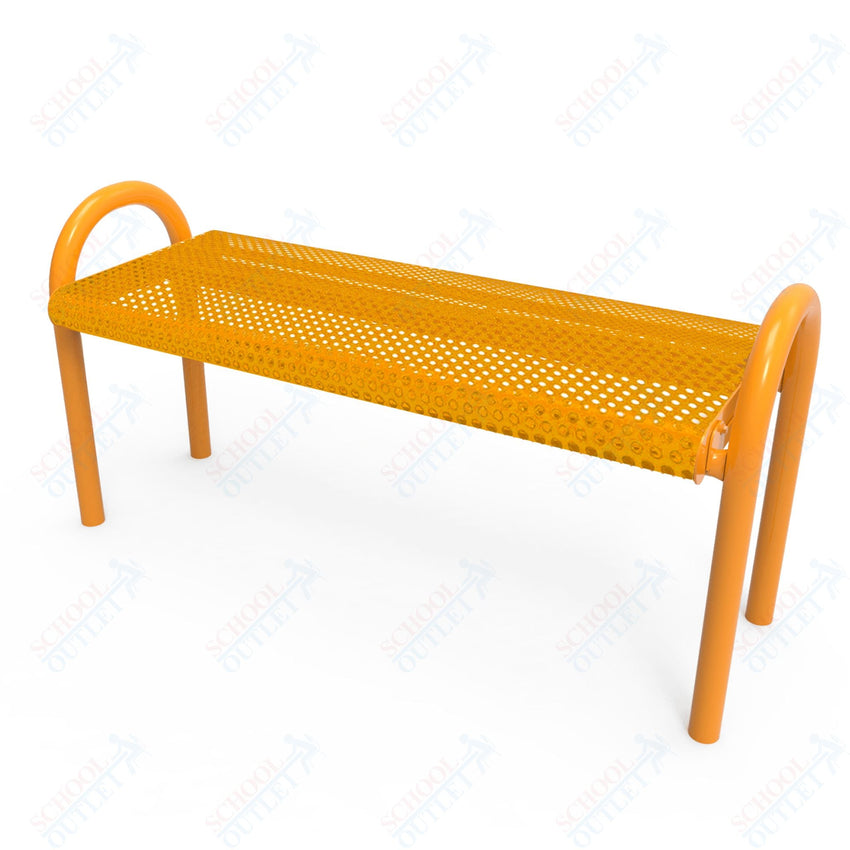 MyTcoat - Outdoor Bench without Back - Inground Mount 6' L (MYT - BMD06 - 59) - SchoolOutlet