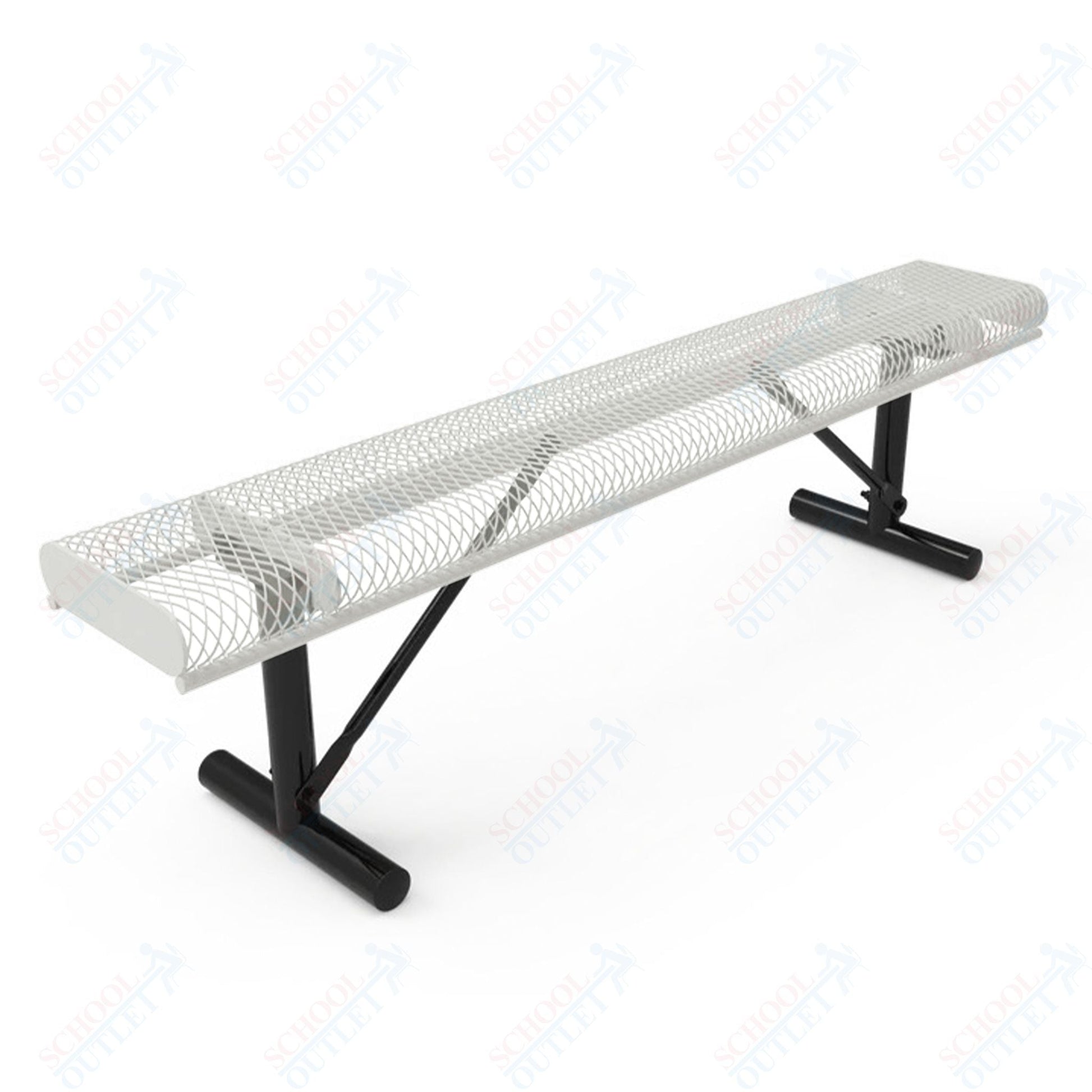 MyTcoat - Rolled Edges Outdoor Portable Bench without Back 6' L (MYT - BRE06 - 21) - SchoolOutlet