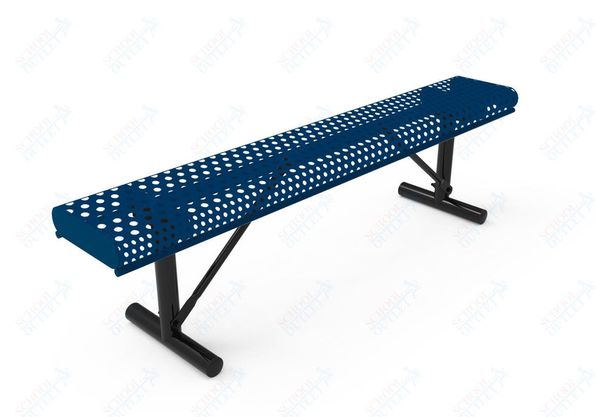 MyTcoat - Rolled Edges Outdoor Portable Bench without Back 6' L (MYT - BRE06 - 21) - SchoolOutlet