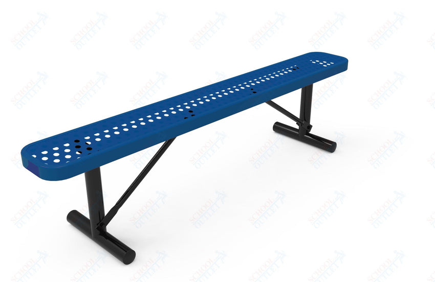 MyTcoat - Standard Portable Outdoor Bench with Back 4' L (MYT - BRT04 - 21) - SchoolOutlet