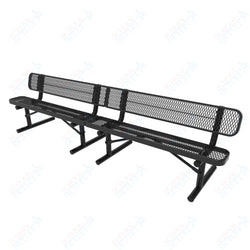 MyTcoat - Standard Portable Outdoor Bench with Back 15' L (MYT-BRT15-18)