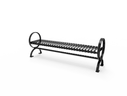 MyTcoat - Village Outdoor Bench without Back - Portable or Surface Mount 4' L (MYT-BVL04-U-58)