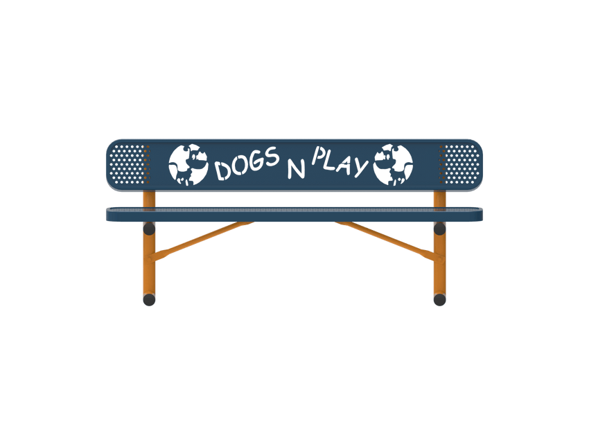 MyTcoat - Dog Themed Bench (MYT-DOG11) - SchoolOutlet
