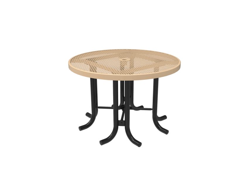 MyTcoat 46" Round Patio Picnic Table - No Seats - 30"H (MYT-TPR46-66) - SchoolOutlet