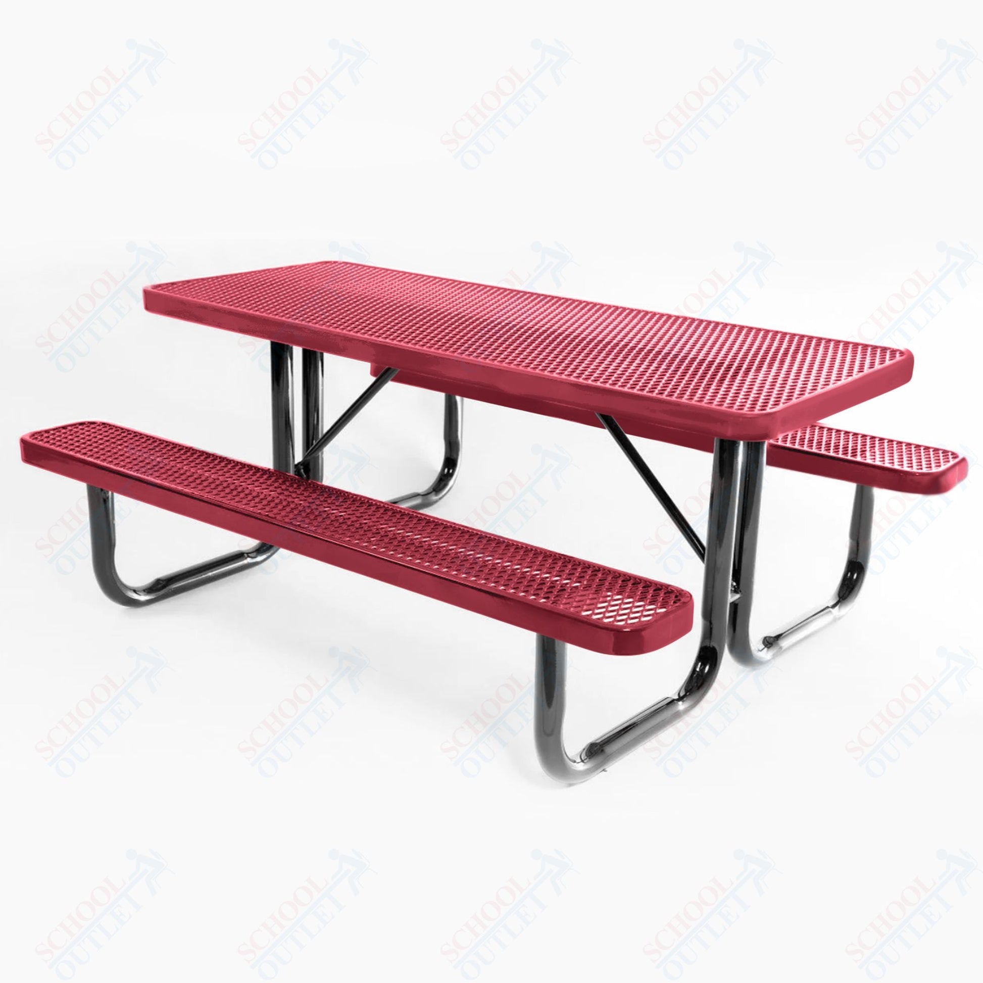 MyTcoat MYT - TRT04 4' Rectangular Portable Picnic Table (48"W x 60"D x 30"H) - SchoolOutlet