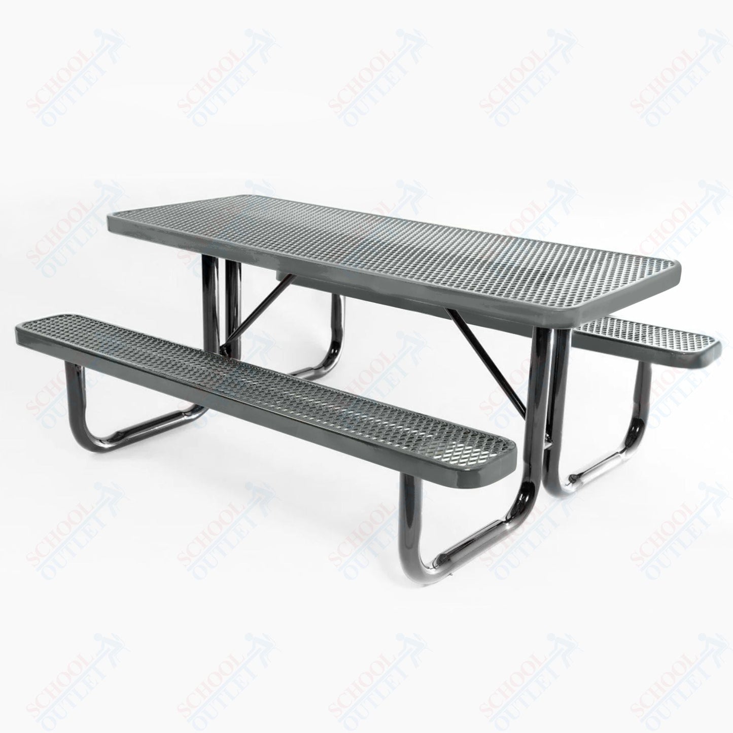 MyTcoat MYT - TRT04 4' Rectangular Portable Picnic Table (48"W x 60"D x 30"H) - SchoolOutlet