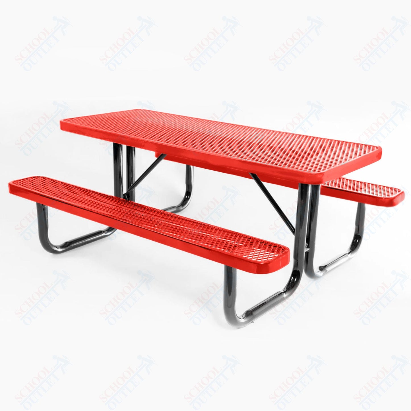 MyTcoat MYT - TRT04 4' Rectangular Portable Picnic Table (48"W x 60"D x 30"H) - SchoolOutlet