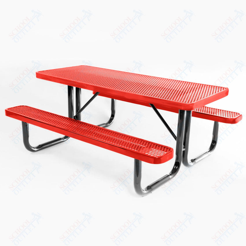 MyTcoat MYT - TRT04 4' Rectangular Portable Picnic Table (48"W x 60"D x 30"H) - SchoolOutlet