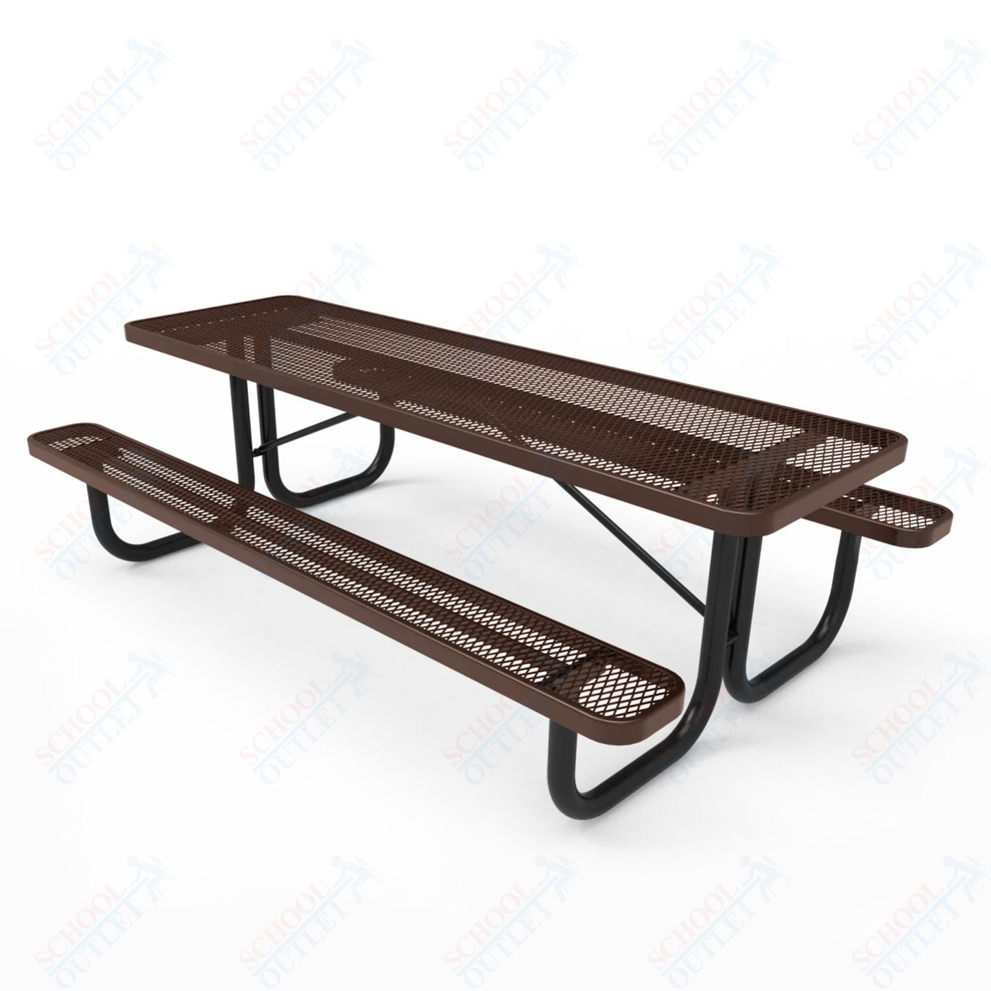 MyTcoat MYT - TRT06 6' Rectangular Portable Picnic Table (72"W x 60"D x 30"H) - SchoolOutlet