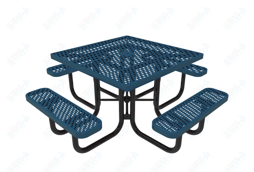 MyTcoat MYT - TSQ46 46″ Square Portable Picnic Table (76"W x 76"D x 30"H) - SchoolOutlet