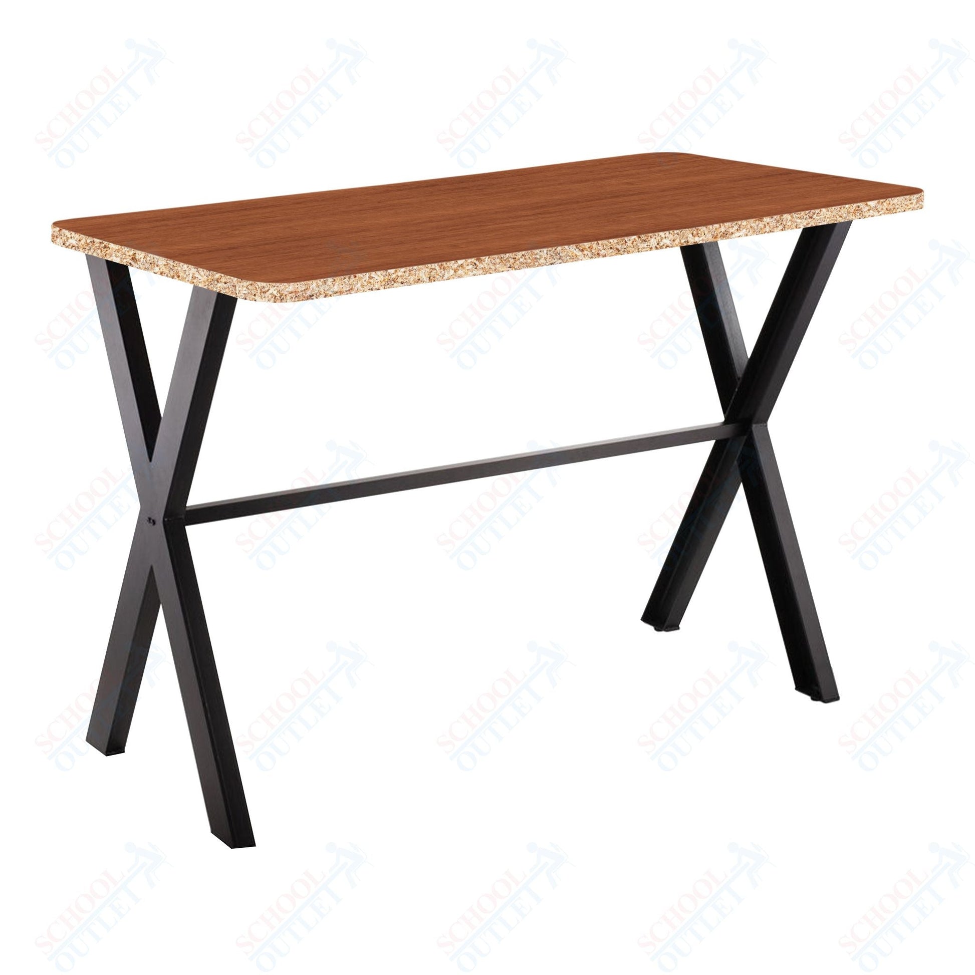 NPS CLT3060B2 - Collaborator Table, 30"x 60" Rectangle, 42" Height w/ Crossbeam, High Pressure Laminate Top (National Public Seating NPS - CLT3060B2) - SchoolOutlet