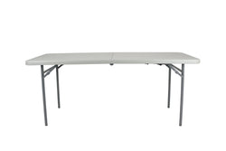 NPS Comfort Max Rectangular Fold-In-Half Plastic Picnic Table 30" W x 60" L x 29.5" H (CMFIH3060)