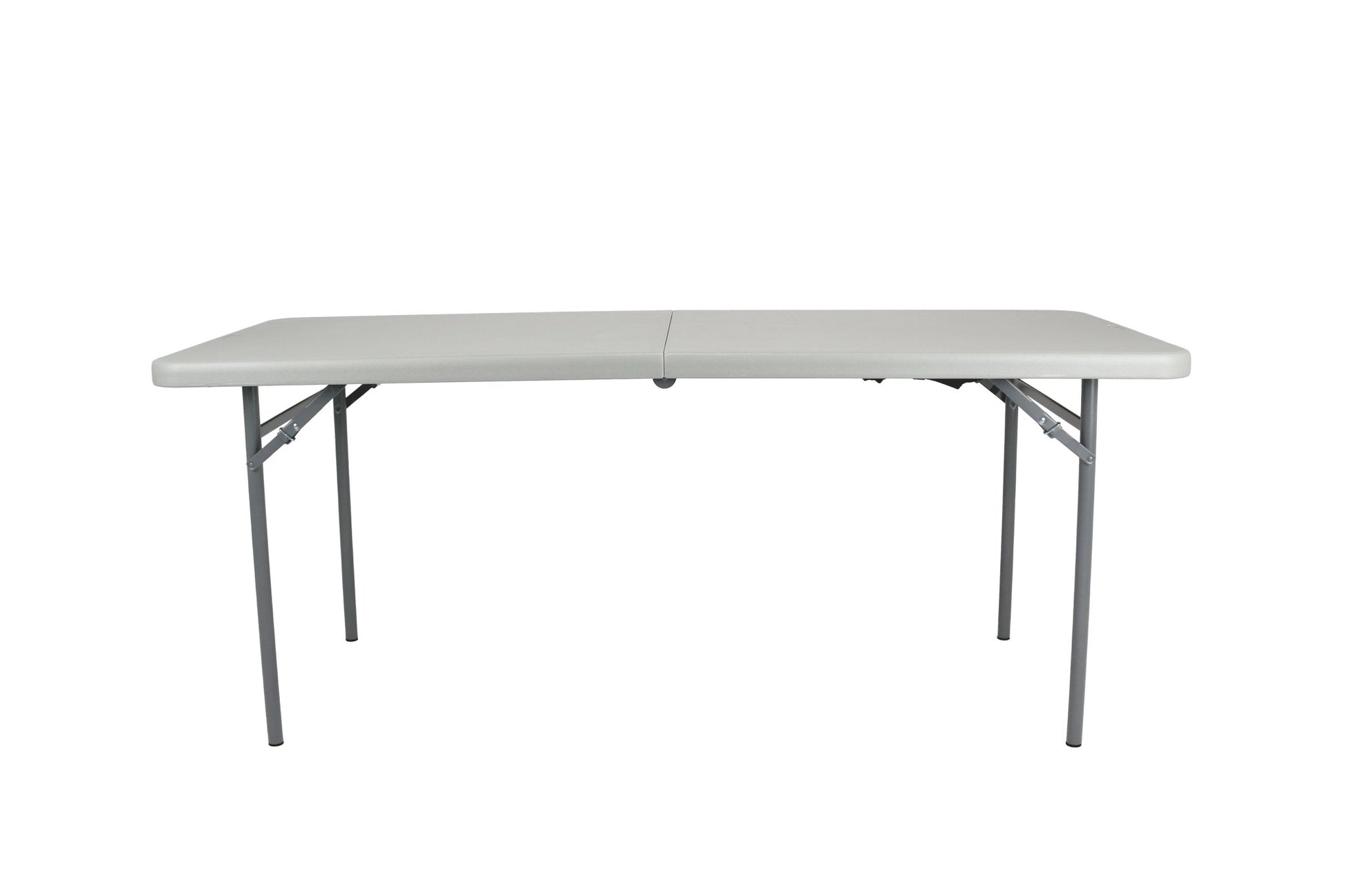 NPS Comfort Max Rectangular Fold - In - Half Plastic Picnic Table 30" W x 72" L x 29.5" H (CMFIH3072) - SchoolOutlet