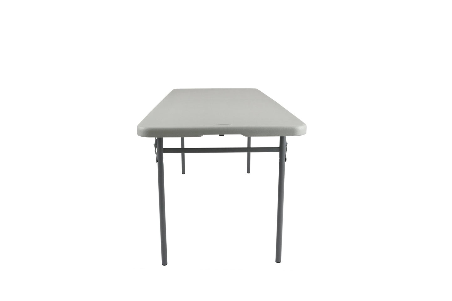 NPS Comfort Max Rectangular Fold - In - Half Plastic Picnic Table 30" W x 96" L x 29.5" H (CMFIH3096) - SchoolOutlet