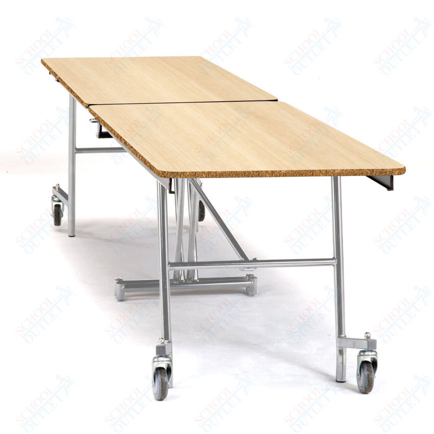 NPS 10' Mobile Cafeteria Rectangle Table Shape Unit - 30" W x 121" L (National Public Seating NPS - MT10) - SchoolOutlet