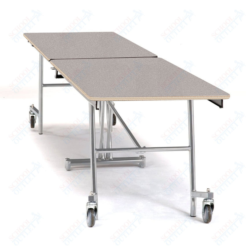 NPS 10' Mobile Cafeteria Rectangle Table Shape Unit - 30" W x 121" L (National Public Seating NPS - MT10) - SchoolOutlet