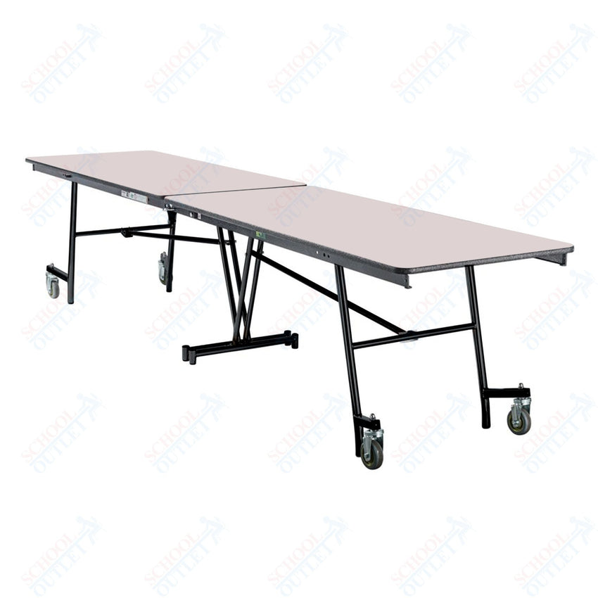 NPS Mobile Cafeteria Rectangle Table Shape Unit - 30" W x 145" L (National Public Seating NPS - MT12) - SchoolOutlet