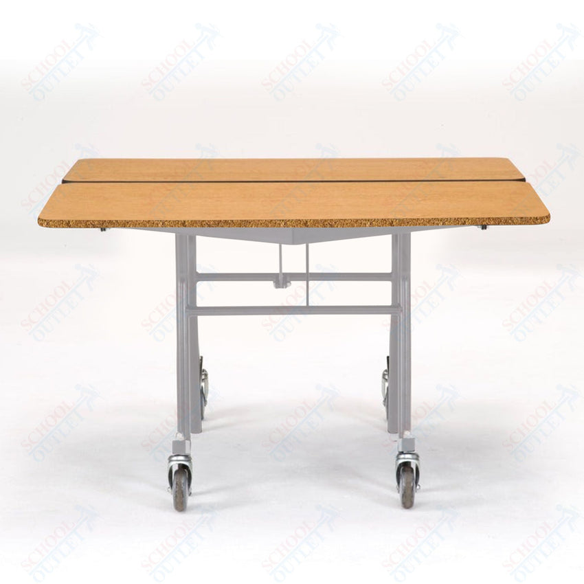 NPS Mobile Cafeteria Square Table Shape Unit - 48" W x 48" L (National Public Seating NPS - MT48Q) - SchoolOutlet