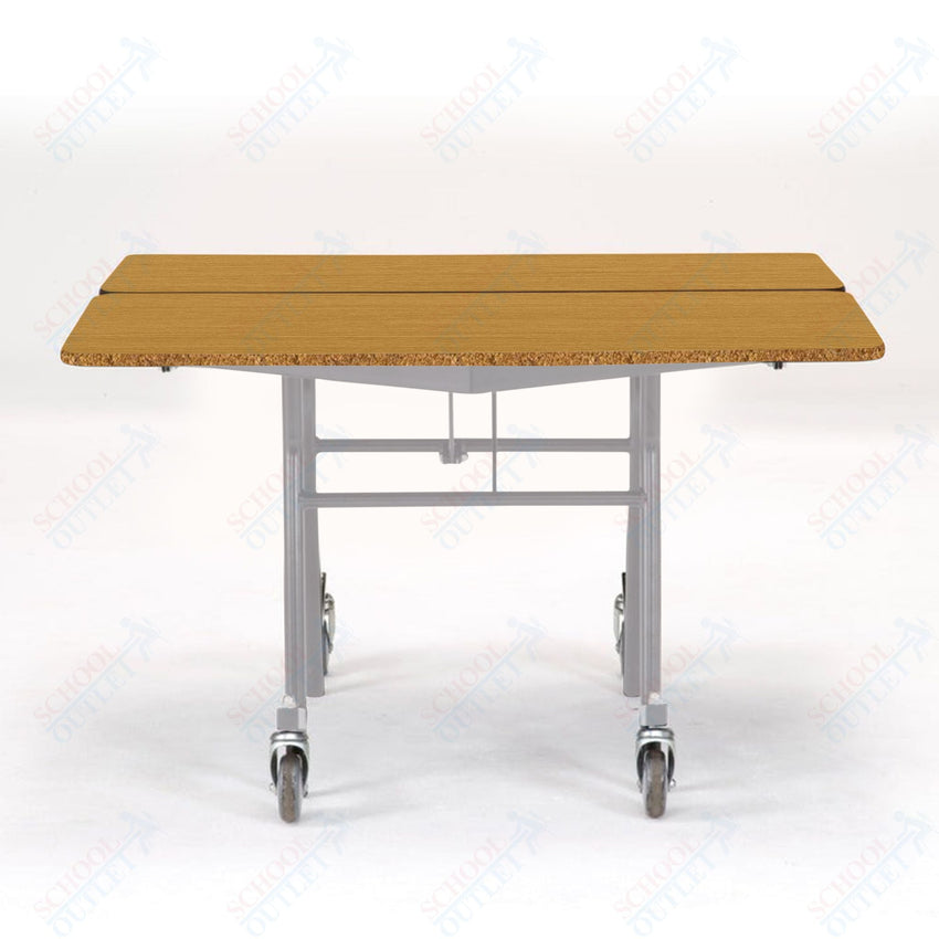 NPS Mobile Cafeteria Square Table Shape Unit - 48" W x 48" L (National Public Seating NPS - MT48Q) - SchoolOutlet