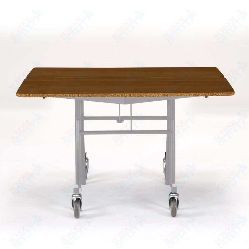 NPS Mobile Cafeteria Square Table Shape Unit - 48" W x 48" L (National Public Seating NPS - MT48Q) - SchoolOutlet