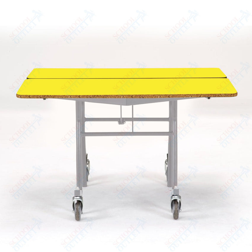 NPS Mobile Cafeteria Square Table Shape Unit - 48" W x 48" L (National Public Seating NPS - MT48Q) - SchoolOutlet