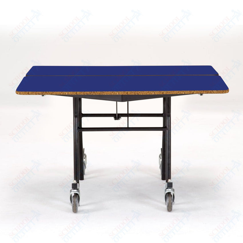 NPS Mobile Cafeteria Square Table Shape Unit - 48" W x 48" L (National Public Seating NPS - MT48Q) - SchoolOutlet