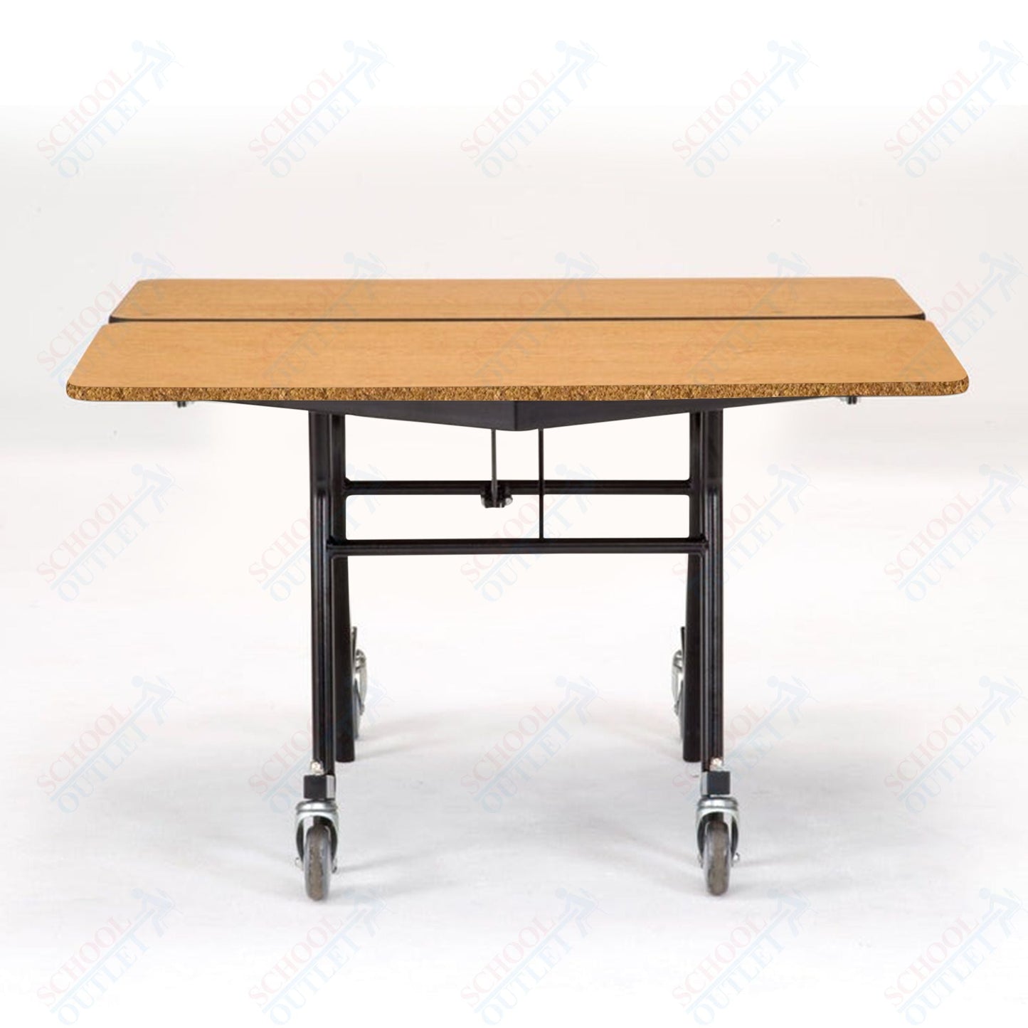 NPS Mobile Cafeteria Square Table Shape Unit - 48" W x 48" L (National Public Seating NPS - MT48Q) - SchoolOutlet