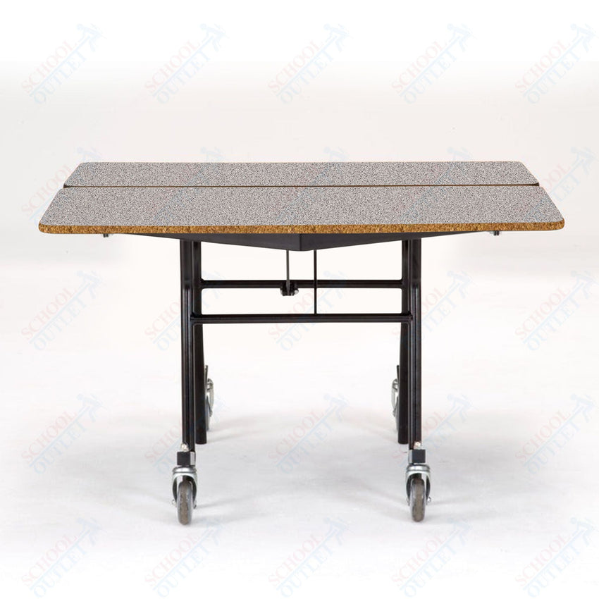 NPS Mobile Cafeteria Square Table Shape Unit - 48" W x 48" L (National Public Seating NPS - MT48Q) - SchoolOutlet