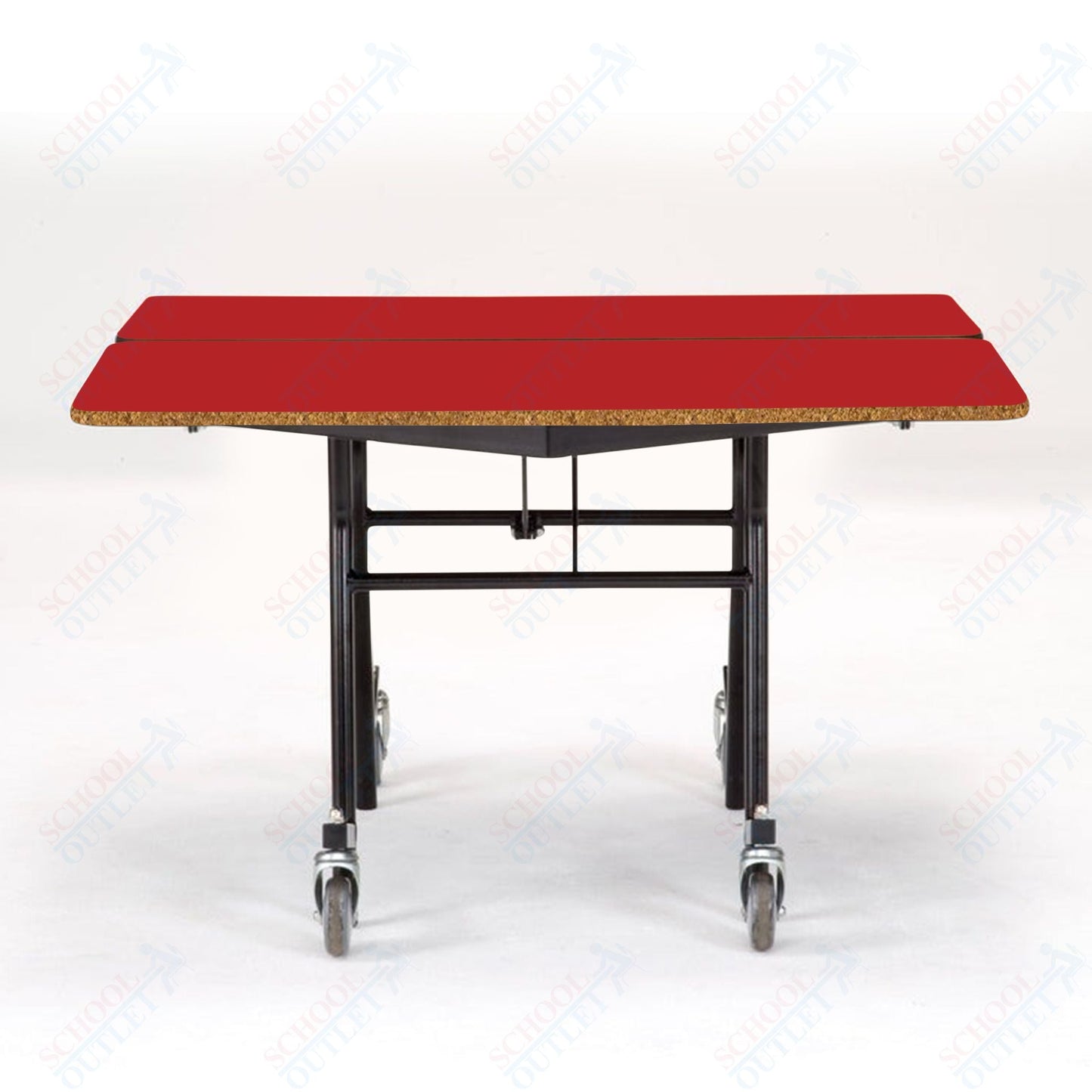 NPS Mobile Cafeteria Square Table Shape Unit - 48" W x 48" L (National Public Seating NPS - MT48Q) - SchoolOutlet