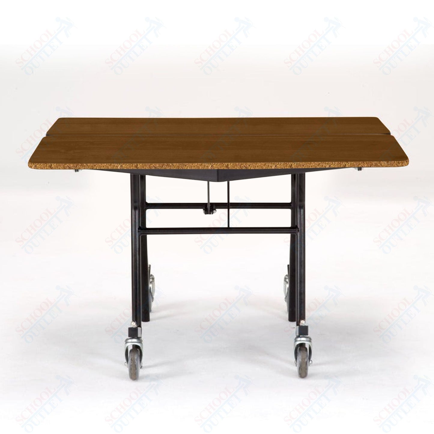 NPS Mobile Cafeteria Square Table Shape Unit - 48" W x 48" L (National Public Seating NPS - MT48Q) - SchoolOutlet