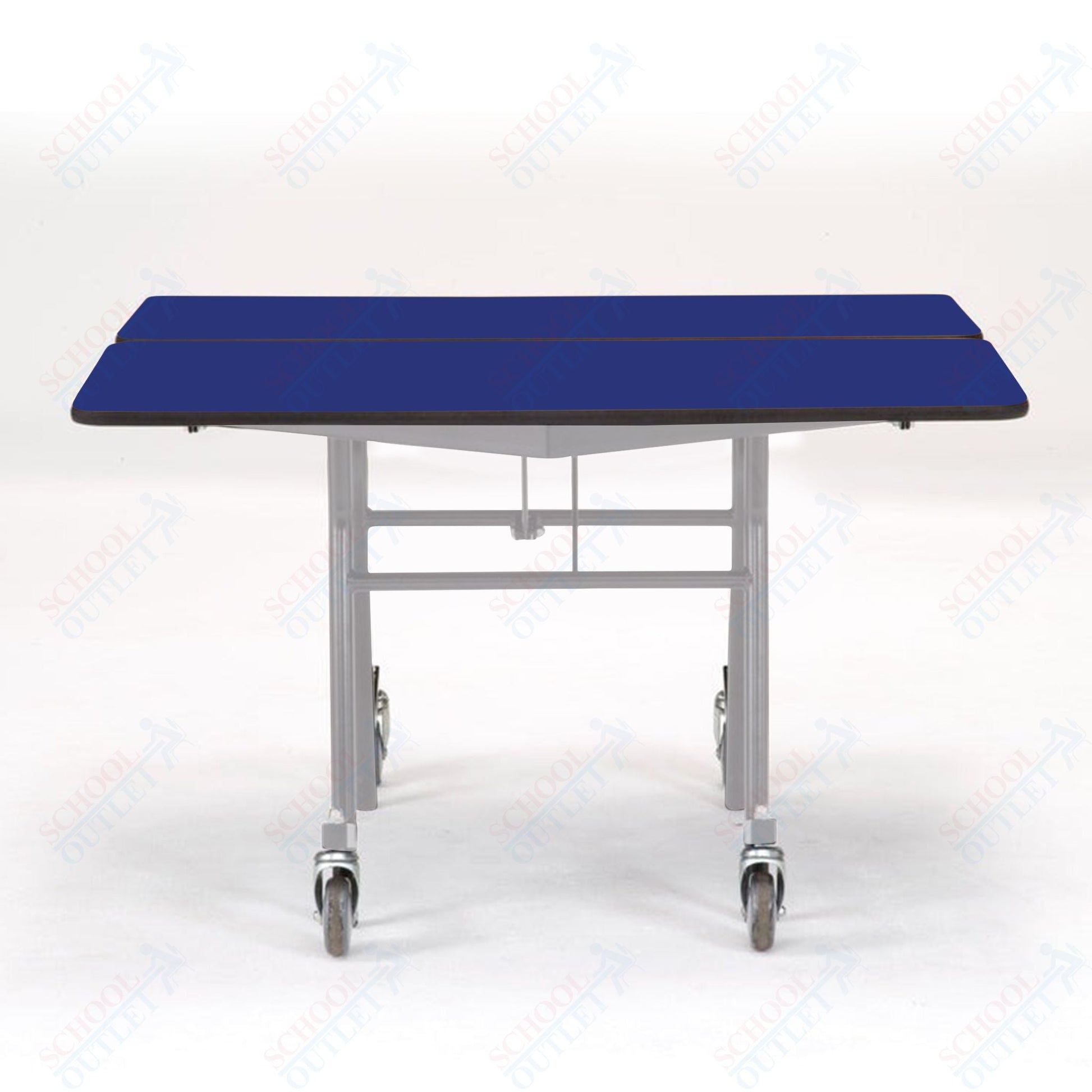 NPS Mobile Cafeteria Square Table Shape Unit - 48" W x 48" L (National Public Seating NPS - MT48Q) - SchoolOutlet