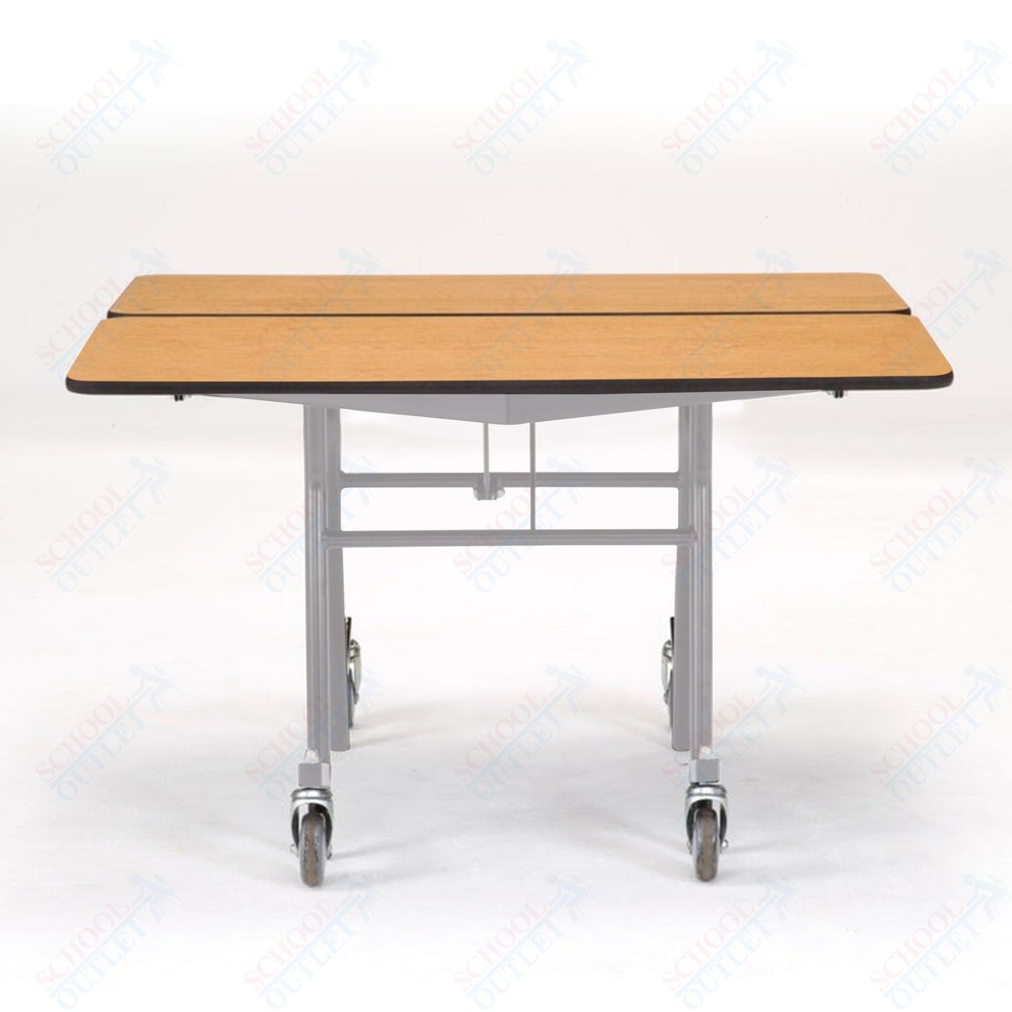 NPS Mobile Cafeteria Square Table Shape Unit - 48" W x 48" L (National Public Seating NPS - MT48Q) - SchoolOutlet