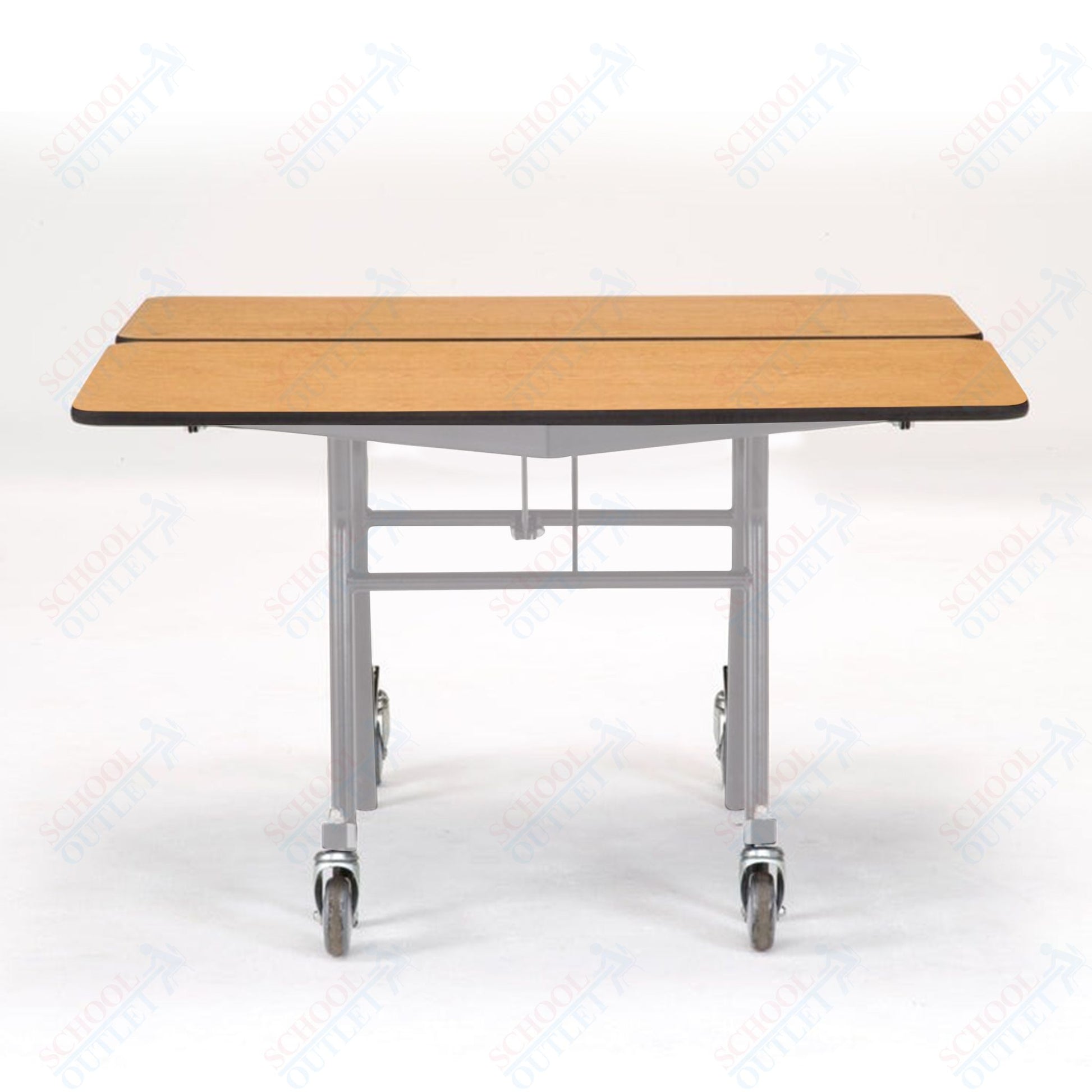 NPS Mobile Cafeteria Square Table Shape Unit - 48" W x 48" L (National Public Seating NPS - MT48Q) - SchoolOutlet