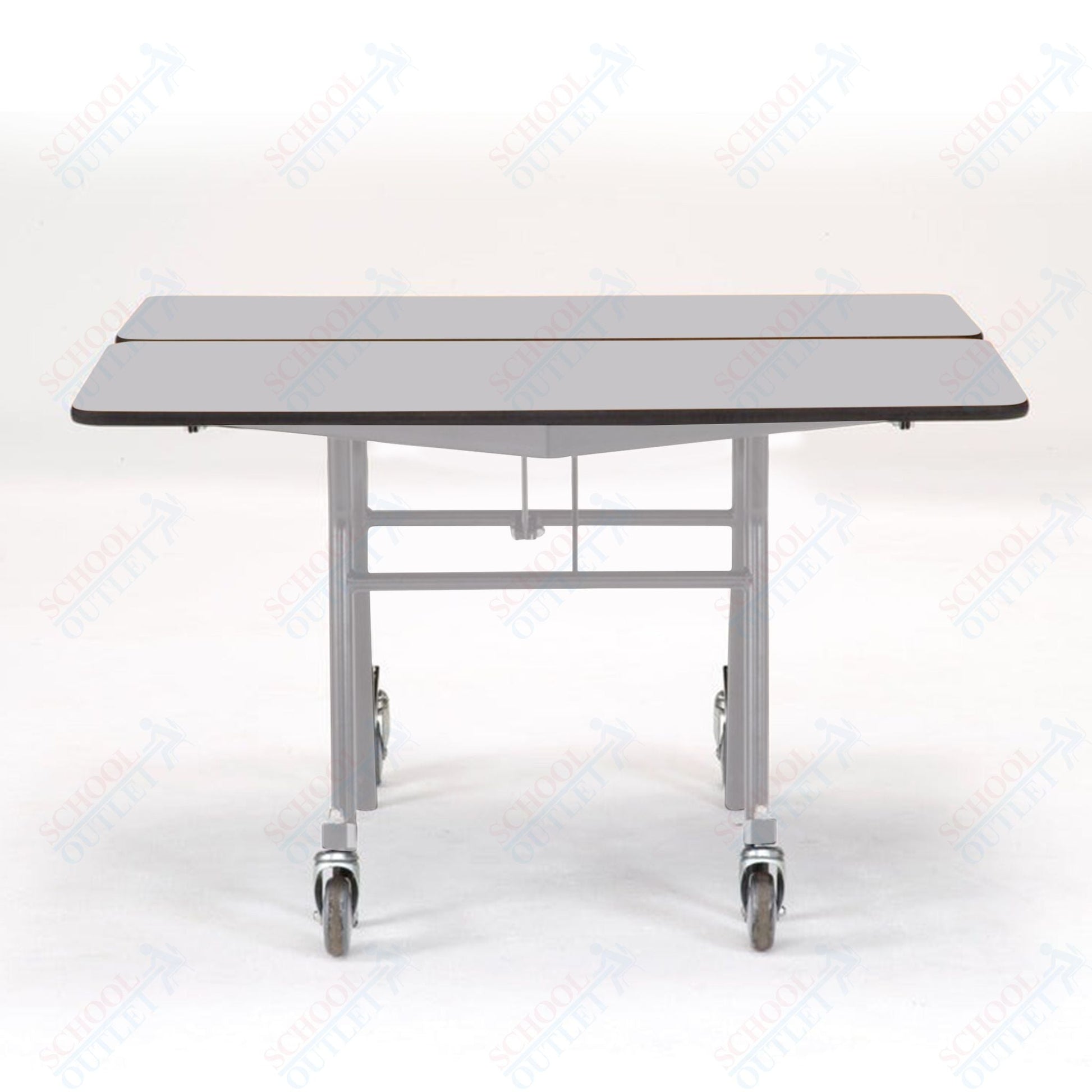 NPS Mobile Cafeteria Square Table Shape Unit - 48" W x 48" L (National Public Seating NPS - MT48Q) - SchoolOutlet