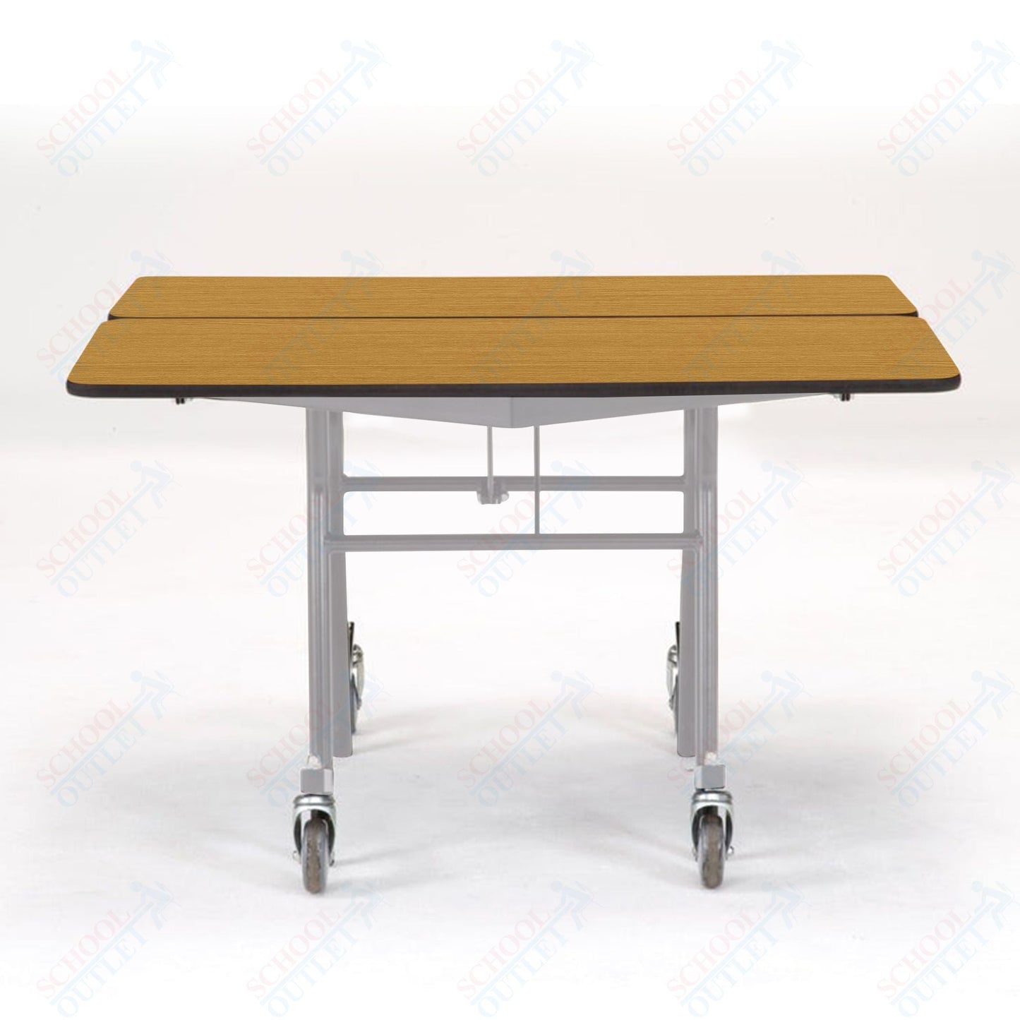 NPS Mobile Cafeteria Square Table Shape Unit - 48" W x 48" L (National Public Seating NPS - MT48Q) - SchoolOutlet