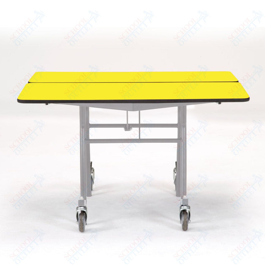 NPS Mobile Cafeteria Square Table Shape Unit - 48" W x 48" L (National Public Seating NPS - MT48Q) - SchoolOutlet