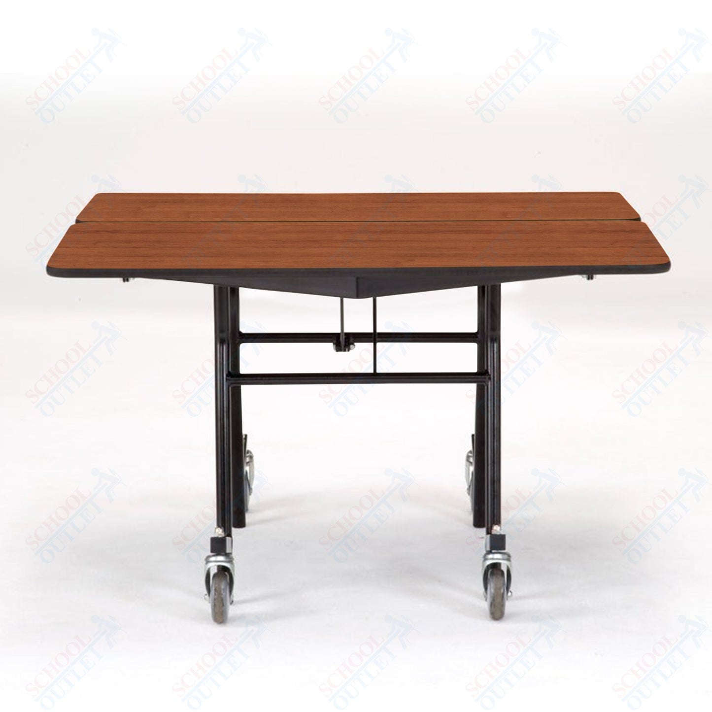 NPS Mobile Cafeteria Square Table Shape Unit - 48" W x 48" L (National Public Seating NPS - MT48Q) - SchoolOutlet