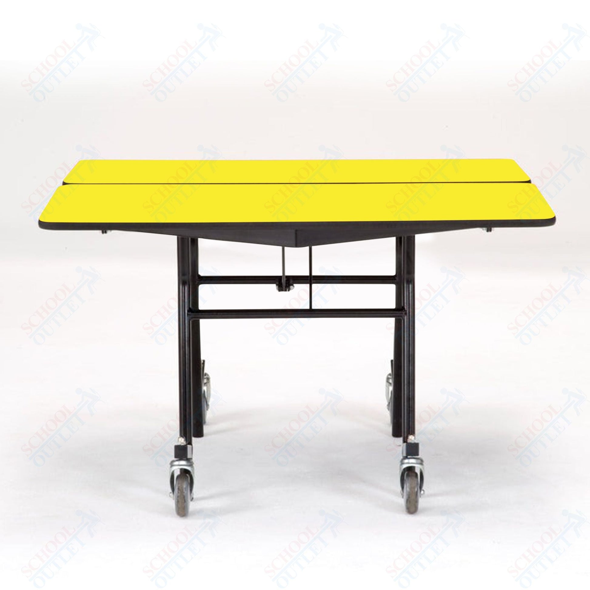 NPS Mobile Cafeteria Square Table Shape Unit - 48" W x 48" L (National Public Seating NPS - MT48Q) - SchoolOutlet