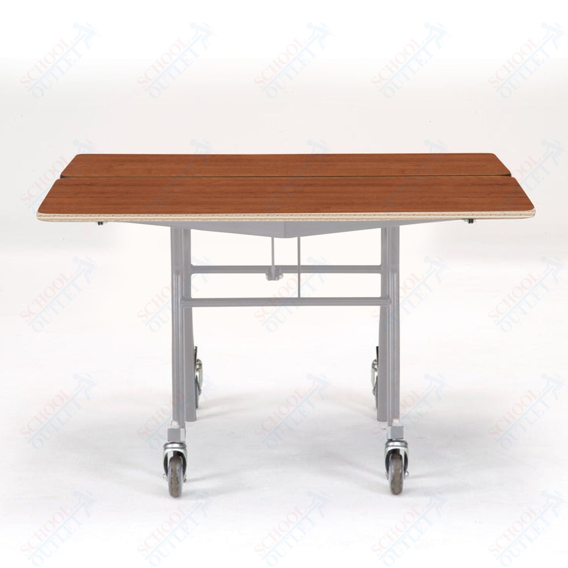 NPS Mobile Cafeteria Square Table Shape Unit - 48" W x 48" L (National Public Seating NPS - MT48Q) - SchoolOutlet