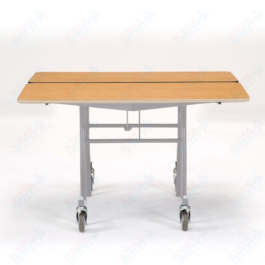 NPS Mobile Cafeteria Square Table Shape Unit - 48" W x 48" L (National Public Seating NPS - MT48Q) - SchoolOutlet